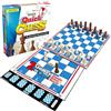 ROO GAMES QG01 Scacchi rapidi - Impara Gli Scacchi con 8 semplici attività, per Bambini dai 6 Anni in su - Set di Scacchi per Bambini, Bianco