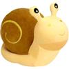 JULAN Snail Stuffed Animals Plush Pillow, Soft Snail Stuffed Plush Toys Pillow Cushion Throw Pillow, Cute Snail Plushies Plush Doll for Home Deco Kids Toy Gift (giallo)