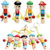 Biluer Fischietti per Uccelli in Legno,12 Pezzi Fischietti per Pirati Colorati Fischietto in legno per bambini per Bambini Ragazzi Ragazze Regalo di Compleanno Giocattolo Educativo(Colore Casuale)