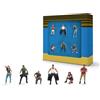 Kidaromo 1:64 Set di figure meccaniche, 6 pezzi in miniatura per garage diorami e scene di officina di riparazione auto pressofuse, kit di accessori per display di modelli