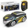 BORSTOYPRO Macchina Polizia Telecomandata per Bambini con Funzioni Vocali Multiple, Auto polizia RC giocattolo per ragazzi con cambio di voce, luci lampeggianti, suoni di sirena regalo per ragazzi rag