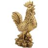 Joyzan Gallo D'ottone, Statua di Arredamento di Pollo Feng Shui Collezione di Statuette Fatte a Mano Decorazioni Per La Casa Portafortuna Animale da Fattoria Metallo Ricchezza Ornamento Scultura Piccola Deco