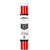 TECKWRAP - Rotolo di vinile adesivo per progetti fai da te di decalcomania, 0,3 m x 1,5 m, colore: rosso puro, lucido, 001