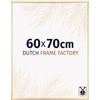Dutch Frame Factory - Cornice 60x70 cm - Oro - Cornice per foto in Metallo con vetro plastico Antiriflesso - Cornice portafoto 60x70 cm - Kampen