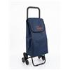 Today Home, Carrello Spesa 42L con 6 Ruote per Scale, Pieghevole, Impermeabile, Leggero, Capacità 25 kg - Modello Tristano