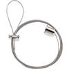 Licht-Zubehoer.de by MLZ Set di sospensione stabilizzazione per aste doccia con corda metallica in acciaio inox, accorciabile individualmente | Lunghezza 1500 mm