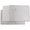 Baldiflex Emporio, Coppia di Cuscini Saponetta Memory Foam, Silver Safe, Altezza 14 cm