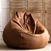 SXBCyan Fodera Poltrona a Sacco (Senza Imbottitura) Grande Fodera for Pouf in Ecopelle Esterni Chaise Lounge Salon Gioco Film sac Puff Camera da Letto Soggiorno Giardino(Brown,D2.3ft-Cover-Kids)