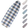 CHEMYO Copriasse da Stiro Universale 90x31cm 100x34cm 110x40cm Copri ASSE da Stiro Telo con Cordoncino Chiusura Termoriflettente Copri ASSE Ferro da Stiro, 100% Cotone (Color : D, Size : Large Ironing Boar