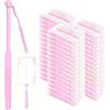 Veebmys 52 Pezzi Ricariche Duster, Compatibile con Swiffer & Altri Piumini, 50 Panni, 2 Manici, Panni in Microfibra, per Pulire Sporco, Peli di Animali e Polvere