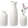 bayidun 3 PzVaso Decorativo da Interno, Vaso in Ceramica, Vaso Bianco da Interno, Vasi in Ceramica, Vasi Decorativi Moderni, Soprammobili Moderni, Decorazione Casa, Centrotavola Moderno Design