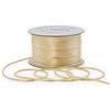 HATIANGE Cordoncino in raso color avorio, 2 mm, 50 m, per nodi cinesi, coda di topo, cordoncino in seta per bracciali, collane, creazione di gioielli, macramè e rifinitura