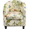 AQIGR Copripoltrona 1 Posto Elasticizato Copripoltrona Chesterfield Antiscivolo Stampata Copri Poltroncina Universale Rimovibile Lavabile Fodera per Sedia da Club (Color : #1)
