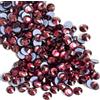 Beadsland 288 pz Strass Termoadesivi Hotfix,Retro Piatto,Pietre in Cristallo,per Fai Da Te,per Decorazione di Vestiti, Ametista,SS34,7.0-7.3mm