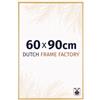 Dutch Frame Factory - Cornice 60x90 cm - Oro Vintage - Cornice per foto in Metallo con vetro plastico Antiriflesso - Cornice portafoto 60x90 cm - Kampen