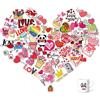 SZMK 50 Pezzi Adesivi Scrapbooking Amore,Stickers Aesthetic Love,Adesivi San Valentino,Sticker Book Journaling,Adesivis Romantici Impermeabile,Sticker Album Fotografico per Laptop, Telefono, Valigia