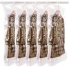 RANJIMA Sacchetti Sottovuoto Vestiti da Appendere, 4 Pezzi, 110x70cm, Vacuum Storage Bags Salvaspazio per Vestiti, Organizer per Armadio, Sacchetti Vestitii Trasparente e Riutilizzabile