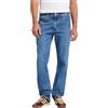 Lee Uomo Jeans West, Regular Straight Fit, Straight Leg, Blue Beam, 38W / 32L