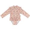 Sterntaler Badeanzug Blumen Costume Intero, Natur, 80 Bimba