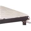 fashion home Pagano Coprirete Trapuntato con Lacci agli Angoli Anallergico Imbottito Prodotto in Italia per Letto matrimoniale, misure 165x195 cm