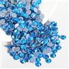 Beadsland 288 pz Strass Termoadesivi Hotfix,Retro Piatto,Pietre in Cristallo,per Fai Da Te,per Decorazione di Vestiti,blu Capri,SS34,7.0-7.3mm