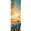 HAHII Adesivi per frigo per porte intere e porte Cielo autoadesivi carta da parati professionale in vinile 100X180CM