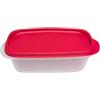 Tupperware Eidgenosse Eidgenosse - Contenitore rettangolare compatto modulare per frigorifero, 0,5 litri, colore: Rosso