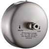 JOOM Filo stendibiancheria retrattile in acciaio inox, resistente, 2,4 m (max) per asciugare in bagno, lavanderia, hotel, finitura cromata, stile rotondo (nichel spazzolato)