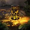 Qoosea Lanterne Solari da Esterno Farfalla Decorative LED Luci da Giardino in Metallo con Ganci IP65 Impermeabile Lanterna Solare Lampade Solari da Giardino Decorazioni