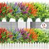 Woltoy Fiori Artificiali 24 Pezzi Fiori Finti Lavanda Di Colori Misti Artificiali Realistici Per Matrimonio Casa, Festa, Ufficio, Decorazione Da tavolo, Composizioni Floreali Fai Da Te