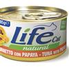 Life Natural Life Cat Tonnetto con Papaya 85g umido gatto 85g