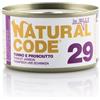 Natural Code 29 Tonno e Prosciutto in jelly 85gr umido gatto 85g