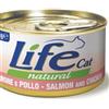 Life Natural Life Cat Salmone e Pollo 85g umido gatto 85g