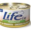 Life Natural Life Cat Pollo e Aragosta 85g umido gatto 85g