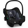 Lionelo ASTRID I-SIZE seggiolino auto dalla nascita, fino a 87 cm, da 1 kg, fino a 16 kg, (set), Supporto molto stabile, altezza regolabile - Nero Grigio