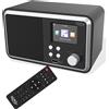 Xoro DAB 300 IR, Internet Radio, DAB+,BT,USB,UPnP, Schwarz