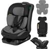 LIONELO AART I-SIZE Seggiolino Auto per Bambini 40-150 cm, Montaggio con Cinture di Sicurezza, Poggiatesta e Schienale Regolabili, Inserto Riduttore e Linguinale, Norma R129 i-Size