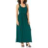 Amazon Essentials Maxi Abito a Canottiera con Vita Stretta (Taglie Forti Disponibili) Donna, Verde Giada, XS