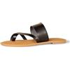 Amazon Essentials Sandalo Infradito Monofascia Donna, Nero, 35.5 EU