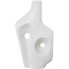 DRW Vaso da tavolo in ceramica con 2 fori, bianco, 30 x 17,5 x 8 cm