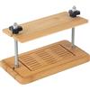 Relaxdays pressa per Tofu in bambù e Acciaio Inox, HxLxP: 17,5x25,5x14 cm, Naturale