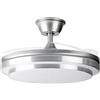 Orbegozo CP 159105 - Ventilatore da soffitto con luce LED a 3 toni, 6 velocità, sistema di protezione contro polvere e insetti, timer 2 e 4 ore e modalità luce notturna