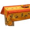 Le linge de Jules Tovaglia Antimacchia Olivo Rosso - Rettangolare 120x150 cm