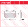 TRW Pastiglie Freno Organiche MCB 713