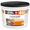 LEVEL PLUS Vernice per tetto, 12 kg, vernice per tetto, membrana polimerica flessibile, resistente alle intemperie, rosso mattone RM46