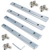 GIAK T Track 30X30 Slot 8 Tipo T Slot in Lega di Alluminio 4 pezzi Binario a T Linea Retta Connettore Con Viti e Chiave Inglese Utilizzato per Profilo Architettonico Profilo in Alluminio
