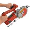 Bdneygtyr Macchina per taglio a umido 4800 W, sega elettrica per calcestruzzo con pompa dell'acqua, profondità di taglio 71 mm per fessure per muri, taglierina per calcestruzzo e pietra, 220 V (rosso)