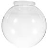 JHKNNK Paralume in Vetro Trasparente a Globo Ø 15 CM Apertura Innovativa - Ricambio per Lampadario, Lampada da Comodino e Sospensione, Adatto per Uso Residenziale e Commerciale