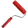 MotiveTech Roller Decorativo Rullo per Pittura con Motivo Floreale Rullo Empaistico Pennello Rotante Materiali Resistenti Adatto per Pittura Su Muro Decorazione, # 1