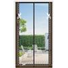 Sekey Zanzariera Magnetica Porta Finestra Regolabile- Cinghie a Clip Cucite Doppio Lato| Senza Traforare| Nastro adesiva 4cm in Cima, Insetti Protezione per Balcone/Terrazza/Camera, 80x210cm, Nero